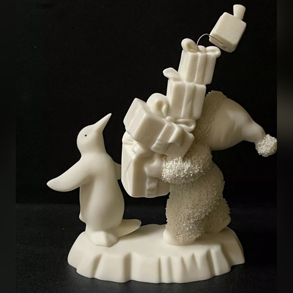 Dept 56 Snowbabies I Have Lots to Give Figurine Vintage 2002 Child with Penguin - Picture 4 of 8